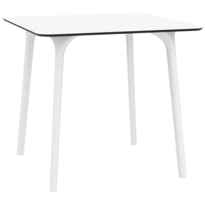 Lara White 800mm Square Indoor or Outdoor Table